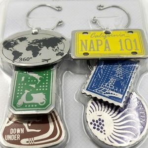 TRUDEAU Metal Wine Charms